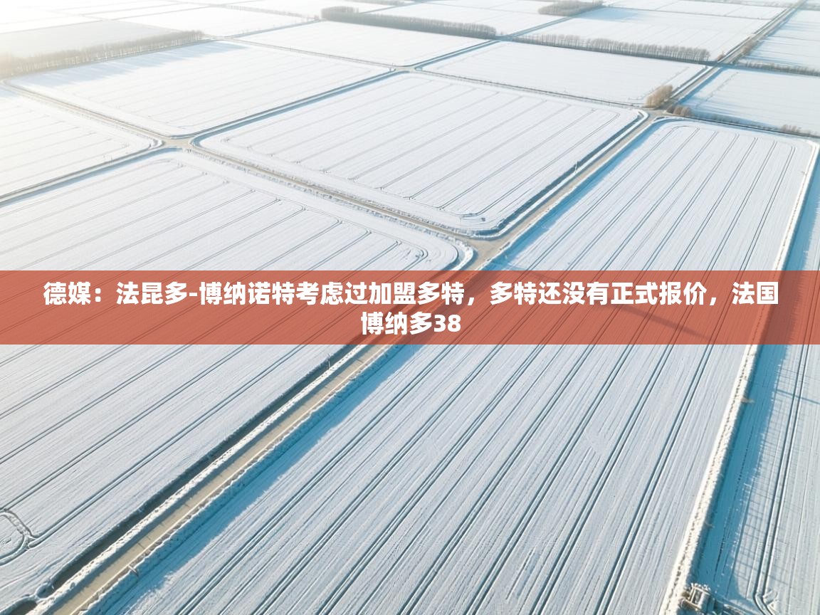 德媒:法昆多-博纳诺特考虑过加盟多特,多特还没有正式报价,法国博纳多38 第2张